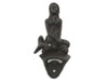 Handcrafted Cast Iron Wall Mounted Mermaid Bottle Opener 6" from Hampton Creations