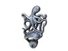 Handcrafted Antique Silver Cast Iron Wall Mounted Octopus Bottle Opener 6" from Hampton Creations Handcrafted Antique Silver Cast Iron Wall Mounted Octopus Bottle Opener 6" from Hampton Creations
