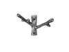 Handcrafted Rustic Silver Cast Iron Forked Tree Branch Decorative Metal Double Wall Hooks 5" from Hampton Creations Handcrafted Rustic Silver Cast Iron Forked Tree Branch Decorative Metal Double Wall Hooks 5" from Hampton Creations