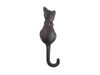 Handcrafted Cast Iron Cat Tail Decorative Metal Wall Hook 7" from Hampton Creations Handcrafted Cast Iron Cat Tail Decorative Metal Wall Hook 7" from Hampton Creations