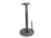 Handcrafted Antique Silver Cast Iron Sea Turtle Paper Towel Holder 13" from Hampton Creations