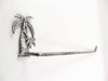 Handcrafted Rustic Silver Cast Iron Palm Tree Wall Mounted Paper Towel Holder 17" from Hampton Creations Handcrafted Rustic Silver Cast Iron Palm Tree Wall Mounted Paper Towel Holder 17" from Hampton Creations