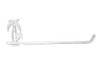 Handcrafted Whitewashed Cast Iron Palm Tree Wall Mounted Paper Towel Holder 17" from Hampton Creations Handcrafted Whitewashed Cast Iron Palm Tree Wall Mounted Paper Towel Holder 17" from Hampton Creations
