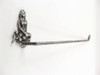 Handcrafted Rustic Silver Cast Iron Mermaid Wall Mounted Paper Towel Holder 17" from Hampton Creations Handcrafted Rustic Silver Cast Iron Mermaid Wall Mounted Paper Towel Holder 17" from Hampton Creations