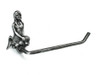 Handcrafted Antique Silver Cast Iron Mermaid Toilet Paper Holder 10" from Hampton Creations