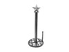 Handcrafted Rustic Silver Cast Iron Texas Star Kitchen Paper Towel Holder 16" from Hampton Creations Handcrafted Rustic Silver Cast Iron Texas Star Kitchen Paper Towel Holder 16" from Hampton Creations