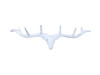 Handcrafted Whitewashed Cast Iron Large Deer Head Antlers Decorative Metal Wall Hooks 15" from Hampton Creations Handcrafted Whitewashed Cast Iron Large Deer Head Antlers Decorative Metal Wall Hooks 15" from Hampton Creations