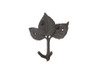 Handcrafted Cast Iron Birch Tree Leaves Decorative Metal Tree Branch Hooks 6.5" from Hampton Creations