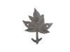 Handcrafted Cast Iron Maple Tree Leaves Decorative Metal Tree Branch Hooks 6.5" from Hampton Creations