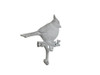 Handcrafted Whitewashed Cast Iron Cardinal Sitting on a Tree Branch Decorative Metal Wall Hook 6.5" from Hampton Creations Handcrafted Whitewashed Cast Iron Cardinal Sitting on a Tree Branch Decorative Metal Wall Hook 6.5" from Hampton Creations