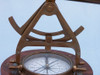 Handcrafted Antique Brass Alidade Compass 14" from Hampton Creations