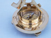 Handcrafted Solid Brass Alidade Compass 7" from Hampton Creations