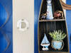 Handcrafted Brushed Nickel Deluxe Class Decorative Ship Porthole Mirror 8" from Hampton Creations
