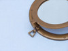 Handcrafted Antique Brass Decorative Ship Porthole Mirror 12" from Hampton Creations Handcrafted Antique Brass Decorative Ship Porthole Mirror 12" from Hampton Creations