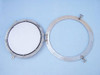 Handcrafted Brushed Nickel Deluxe Class Decorative Ship Porthole Window 20" from Hampton Creations