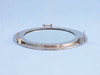 Handcrafted Brushed Nickel Deluxe Class Decorative Ship Porthole Window 20" from Hampton Creations