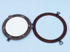 Handcrafted Antique Copper Decorative Ship Porthole Mirror 24" from Hampton Creations