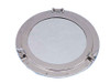 Handcrafted Chrome Decorative Ship Porthole Mirror 24" from Hampton Creations