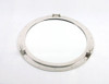Handcrafted Deluxe Class Brushed Nickel Decorative Ship Porthole Mirror 30" from Hampton Creations