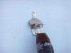 Handcrafted Brushed Nickel Wall Mounted Anchor Bottle Opener 3" from Hampton Creations