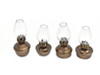 Handcrafted Antique Brass Table Oil Lamp 5" - Set of 4 from Hampton Creations Handcrafted Antique Brass Table Oil Lamp 5" - Set of 4 from Hampton Creations