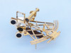 Handcrafted Admiral's Brass Sextant with Rosewood Box 12" from Hampton Creations Handcrafted Admiral's Brass Sextant with Rosewood Box 12" from Hampton Creations