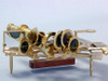 Handcrafted Admiral's Brass Sextant with Rosewood Box 12" from Hampton Creations Handcrafted Admiral's Brass Sextant with Rosewood Box 12" from Hampton Creations