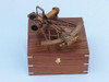 Handcrafted Admiral's Antique Brass Sextant 12" with Rosewood Box from Hampton Creations Handcrafted Admiral's Antique Brass Sextant 12" with Rosewood Box from Hampton Creations