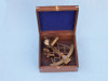 Handcrafted Admiral's Antique Brass Sextant 12" with Rosewood Box from Hampton Creations Handcrafted Admiral's Antique Brass Sextant 12" with Rosewood Box from Hampton Creations