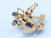 Handcrafted Captain's Brass Sextant with Rosewood Box 8" from Hampton Creations Handcrafted Captain's Brass Sextant with Rosewood Box 8" from Hampton Creations