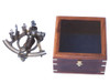 Handcrafted Antique Brass Sextant 7" with Rosewood Box from Hampton Creations Handcrafted Antique Brass Sextant 7" with Rosewood Box from Hampton Creations