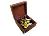 Handcrafted Scout's Brass Sextant 4" with Rosewood Box from Hampton Creations Handcrafted Scout's Brass Sextant 4" with Rosewood Box from Hampton Creations