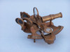 Handcrafted Scout's Antique Brass Sextant with Rosewood Box 4" from Hampton Creations