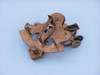 Handcrafted Scout's Antique Brass Sextant with Rosewood Box 4" from Hampton Creations