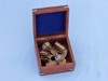 Handcrafted Scout's Antique Brass Sextant with Rosewood Box 4" from Hampton Creations Handcrafted Scout's Antique Brass Sextant with Rosewood Box 4" from Hampton Creations