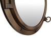 Handcrafted Bronzed Decorative Ship Porthole Mirror 24" from Hampton Creations Handcrafted Bronzed Decorative Ship Porthole Mirror 24" from Hampton Creations