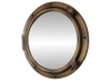 Handcrafted Bronzed Decorative Ship Porthole Mirror 24" from Hampton Creations Handcrafted Bronzed Decorative Ship Porthole Mirror 24" from Hampton Creations