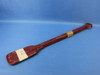 Handcrafted Wooden Chadwick Decorative Squared Rowing Boat Oar w/ Hooks 24" from Hampton Creations Handcrafted Wooden Chadwick Decorative Squared Rowing Boat Oar w/ Hooks 24" from Hampton Creations
