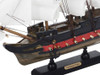 Handcrafted Wooden Caribbean Pirate White Sails Limited Model Pirate Ship 12" from Hampton Creations