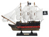 Handcrafted Wooden Calico Jacks The William White Sails Limited Model Pirate Ship 12" from Hampton Creations Handcrafted Wooden Calico Jacks The William White Sails Limited Model Pirate Ship 12" from Hampton Creations