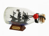 Handcrafted Blackbeard's Queen Anne's Revenge Pirate Ship in a Glass Bottle 5" from Hampton Creations Handcrafted Blackbeard's Queen Anne's Revenge Pirate Ship in a Glass Bottle 5" from Hampton Creations