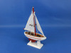 Handcrafted Wooden Ranger Model Sailboat Christmas Ornament 9" from Hampton Creations