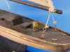 Handcrafted Wooden Rustic Enterprise Limited Model Sailboat Decoration 27" from Hampton Creations