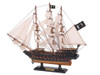 Handcrafted Wooden Black Bart's Royal Fortune White Sails Limited Model Pirate Ship 15" from Hampton Creations Handcrafted Wooden Black Bart's Royal Fortune White Sails Limited Model Pirate Ship 15" from Hampton Creations