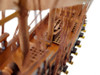 Handcrafted Wooden Black Bart's Royal Fortune White Sails Limited Model Pirate Ship 15" from Hampton Creations Handcrafted Wooden Black Bart's Royal Fortune White Sails Limited Model Pirate Ship 15" from Hampton Creations