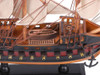 Handcrafted Wooden Black Bart's Royal Fortune White Sails Limited Model Pirate Ship 15" from Hampton Creations Handcrafted Wooden Black Bart's Royal Fortune White Sails Limited Model Pirate Ship 15" from Hampton Creations