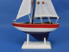 Handcrafted Wooden USA Sailboat Model Christmas Tree Ornament 9" from Hampton Creations