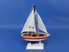 Handcrafted Wooden USA Sailboat Model Christmas Tree Ornament 9" from Hampton Creations