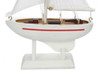 Handcrafted Wooden Intrepid Model Sailboat 9" from Hampton Creations