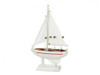 Handcrafted Wooden Intrepid Model Sailboat Christmas Tree Ornament from Hampton Creations